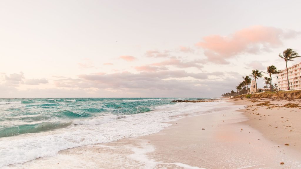 Amanecer con vista al mar en Palm Beach, Florida