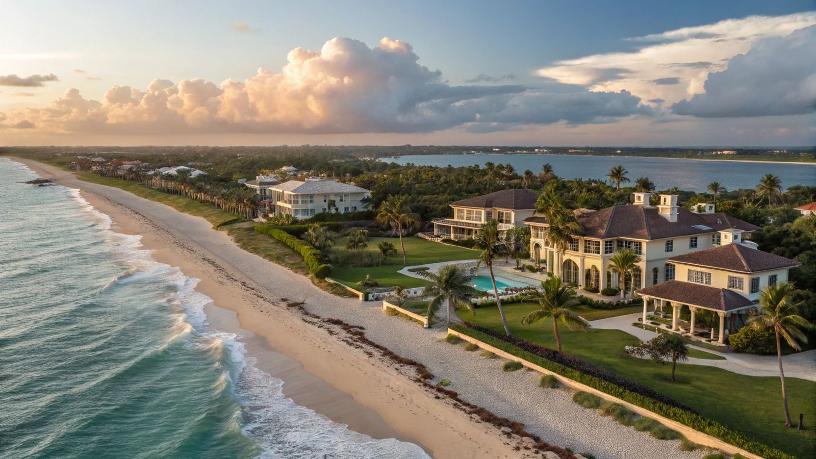 Casas de lujo en Palm Beach ideales para inversión inmobiliaria.