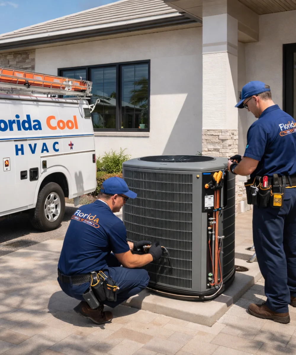 Inicio 9 Sistema de climatización HVAC central en casa de lujo en Florida.