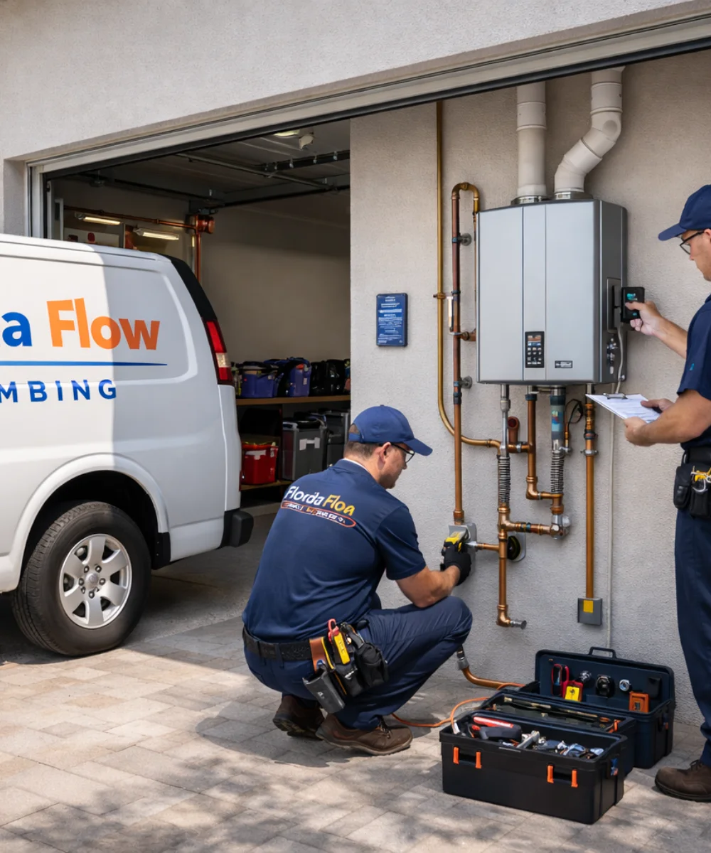 Inicio 10 Grifería y acabados de plomería de lujo en residencia de Florida.