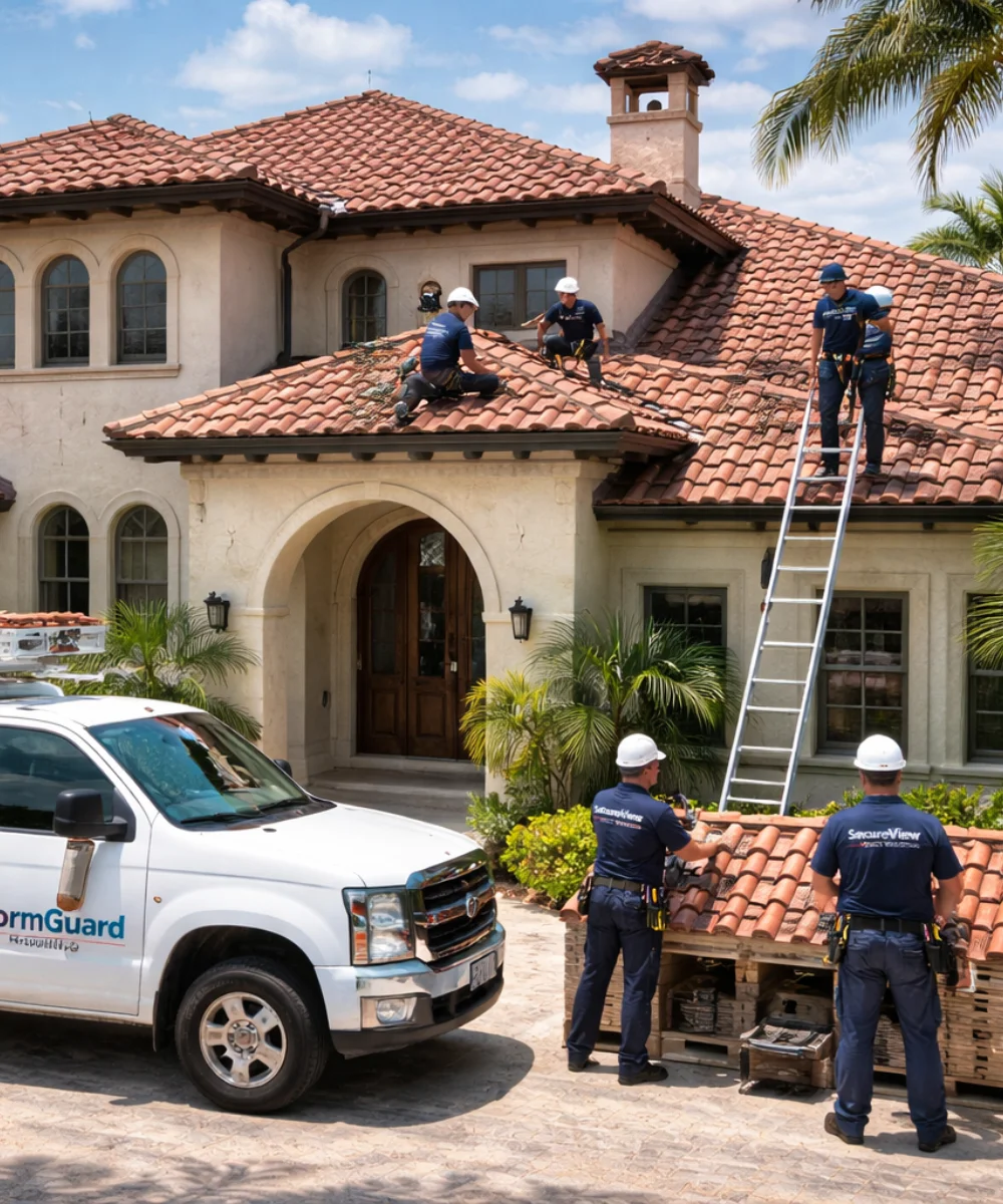 Inicio 13 Especialistas en reparación de techos y mantenimiento estructural en Florida.